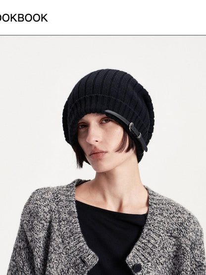 LYUOCHENG Foldable Solid Color Knit Warm Women&