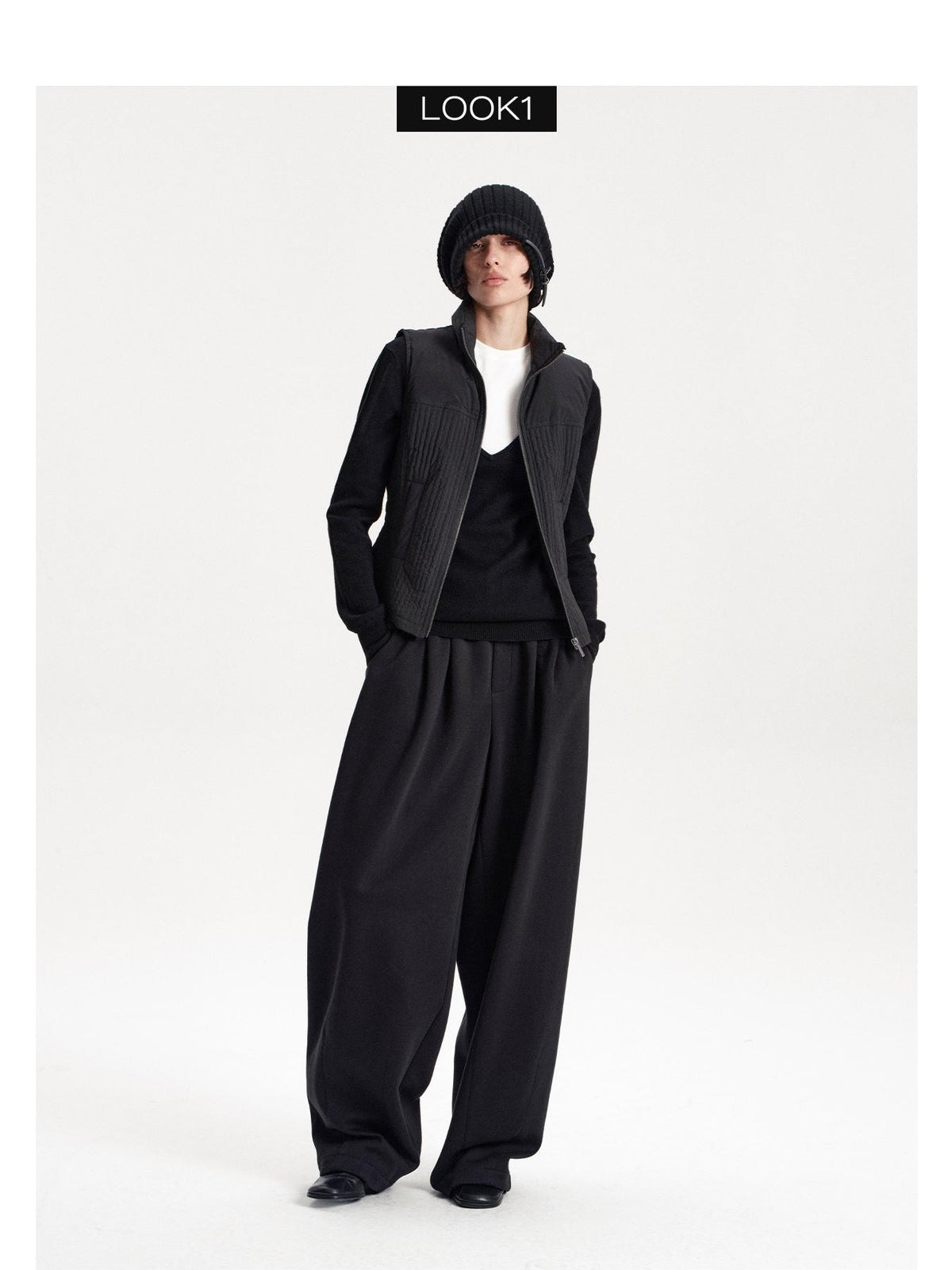 LYUOCHENG Foldable Solid Color Knit Warm Women&