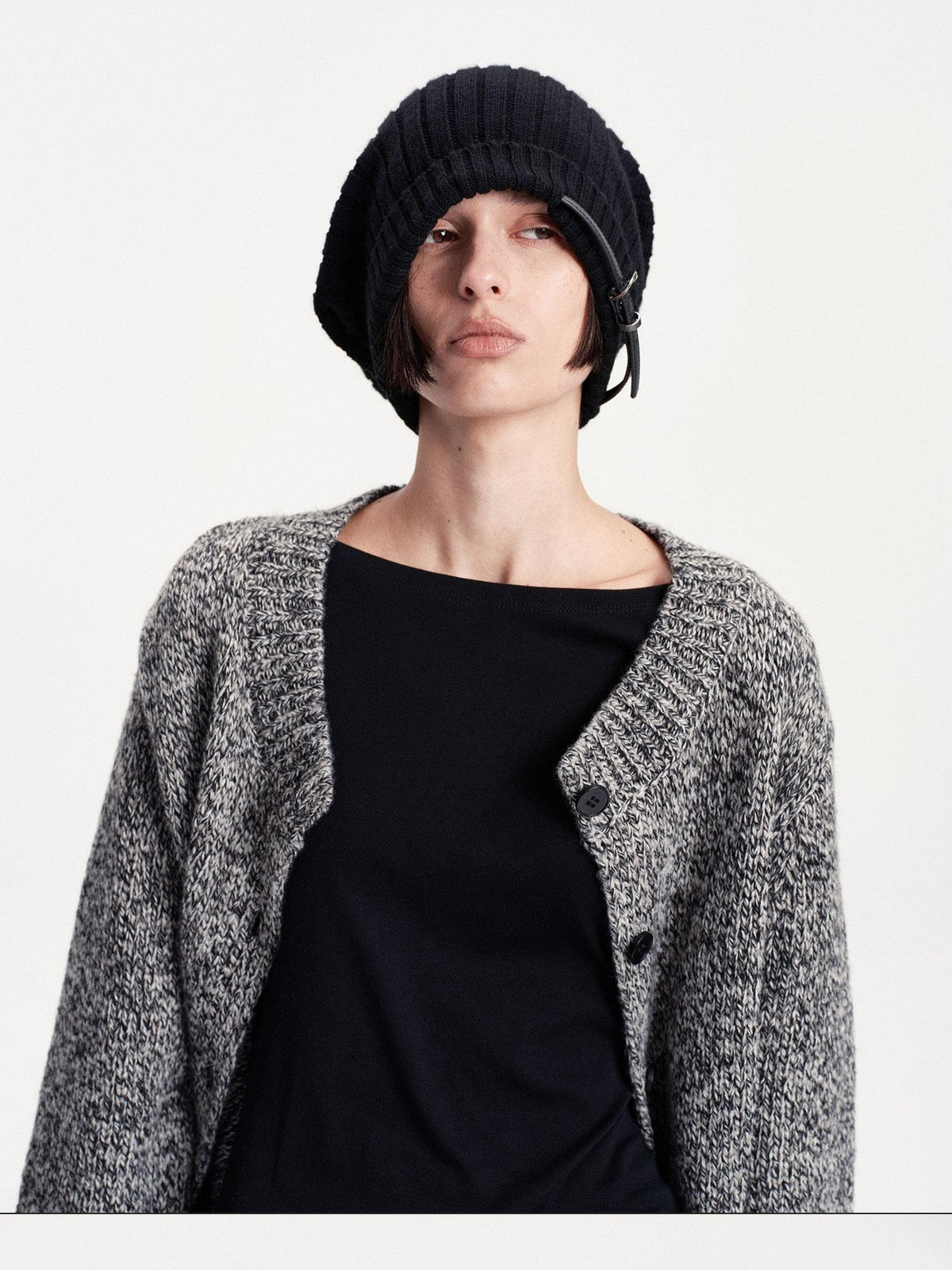 LYUOCHENG Foldable Solid Color Knit Warm Women&