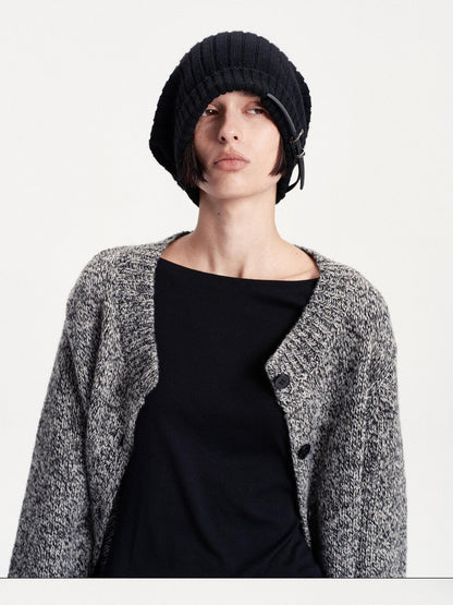 LYUOCHENG Foldable Solid Color Knit Warm Women&
