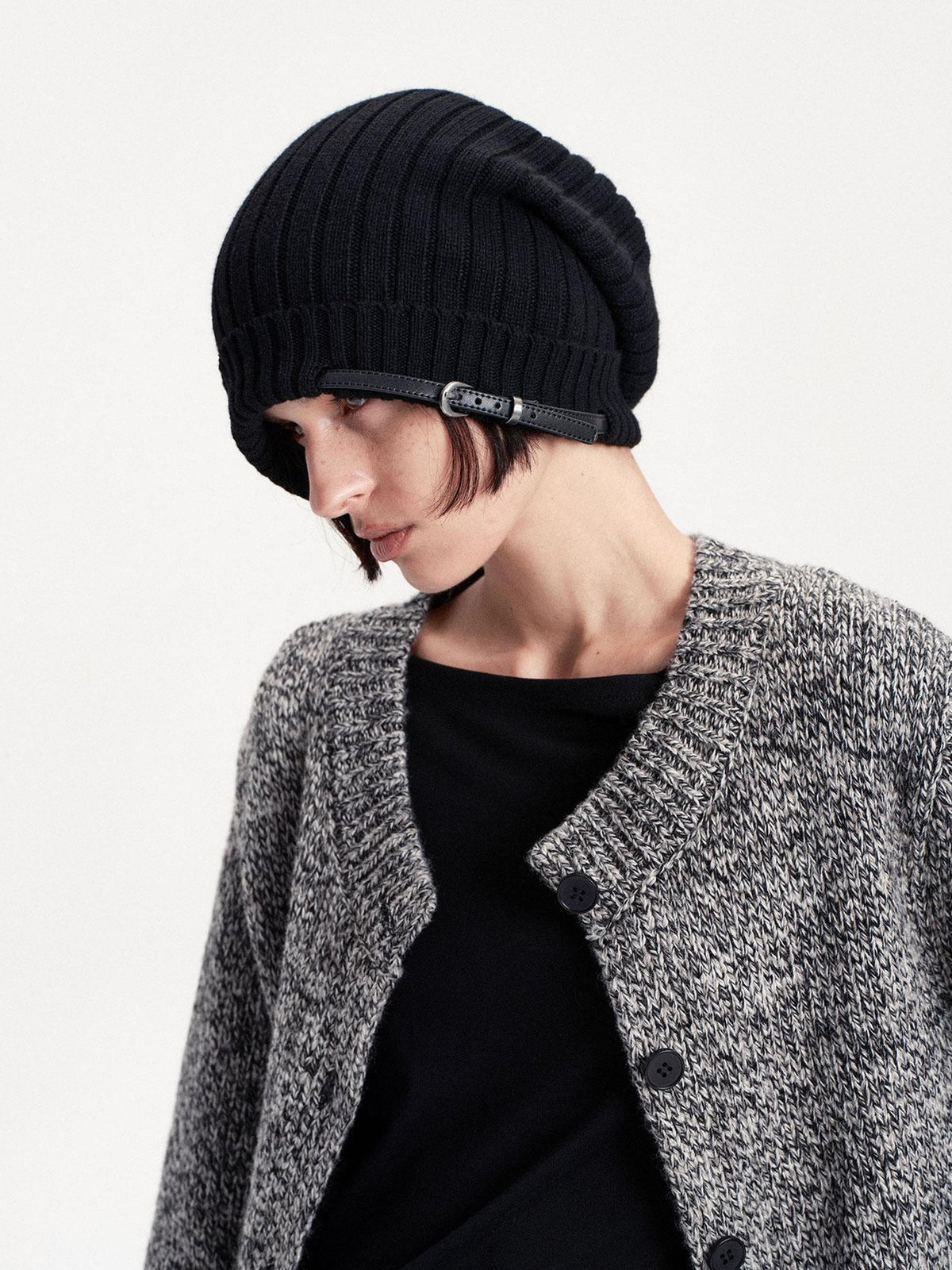 LYUOCHENG Foldable Solid Color Knit Warm Women&