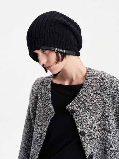 LYUOCHENG Foldable Solid Color Knit Warm Women&