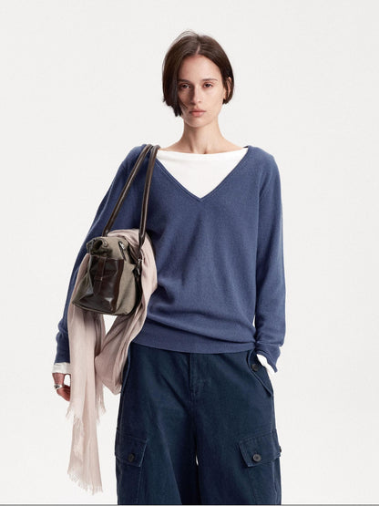 LYUOCHENG Fringed Solid Long Rectangular Women&