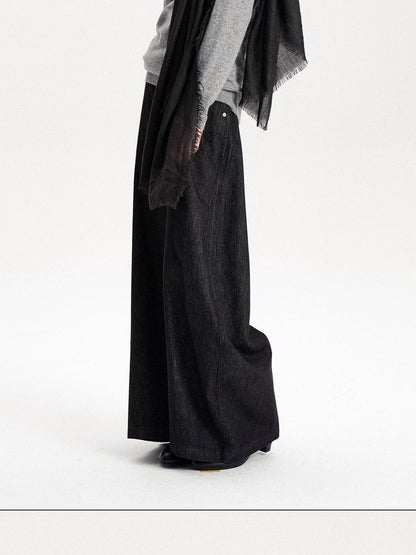LYUOCHENG Fringed Solid Long Rectangular Women&