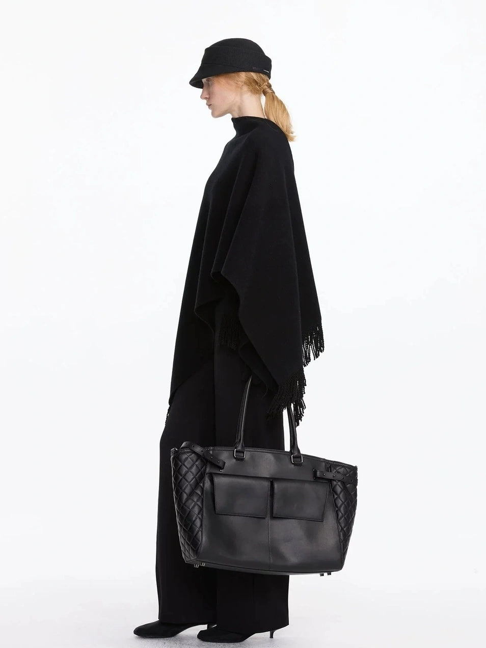 LYUOCHENG Fringed Wool Shawl Wrap