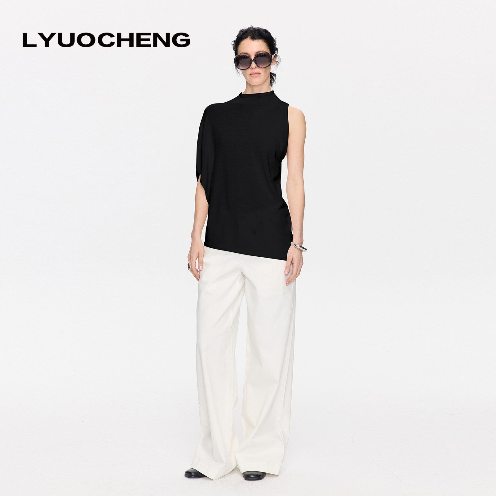 LYUOCHENG_Irregular_Anti_Pilling_Knit_Batwing_Women&