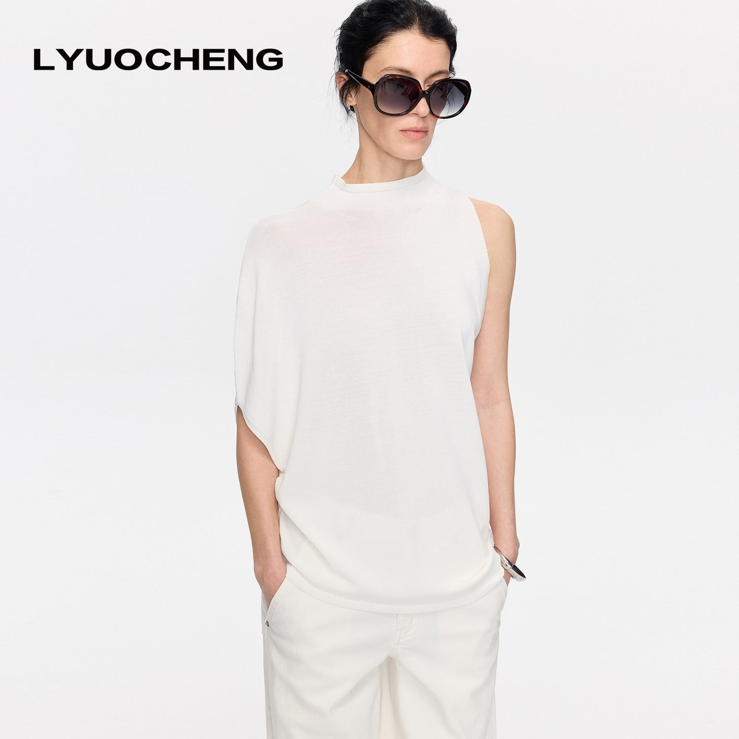 LYUOCHENG_Irregular_Anti_Pilling_Knit_Batwing_Women&