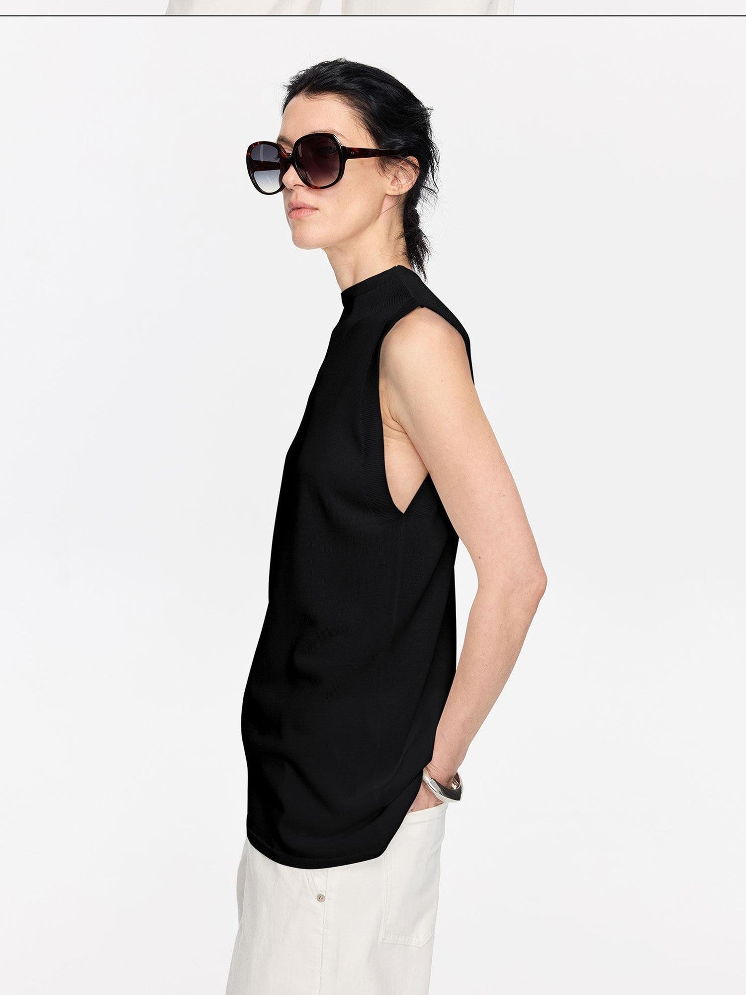 LYUOCHENG Irregular Anti Pilling Knit Batwing Women&