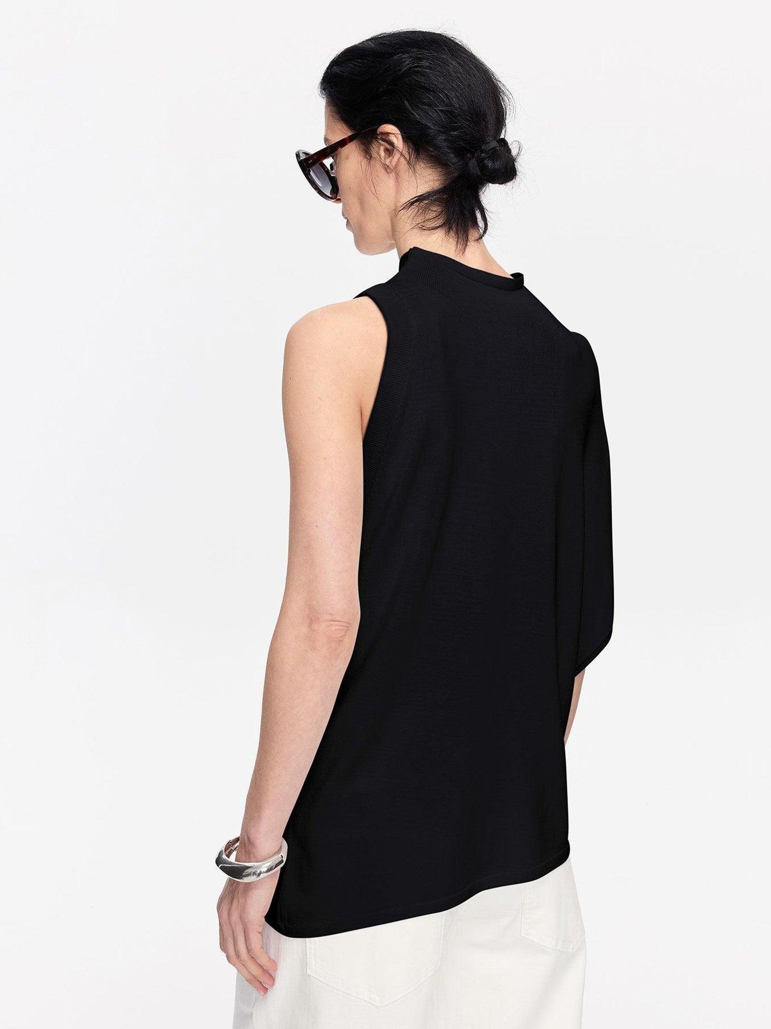 LYUOCHENG Irregular Anti Pilling Knit Batwing Women&