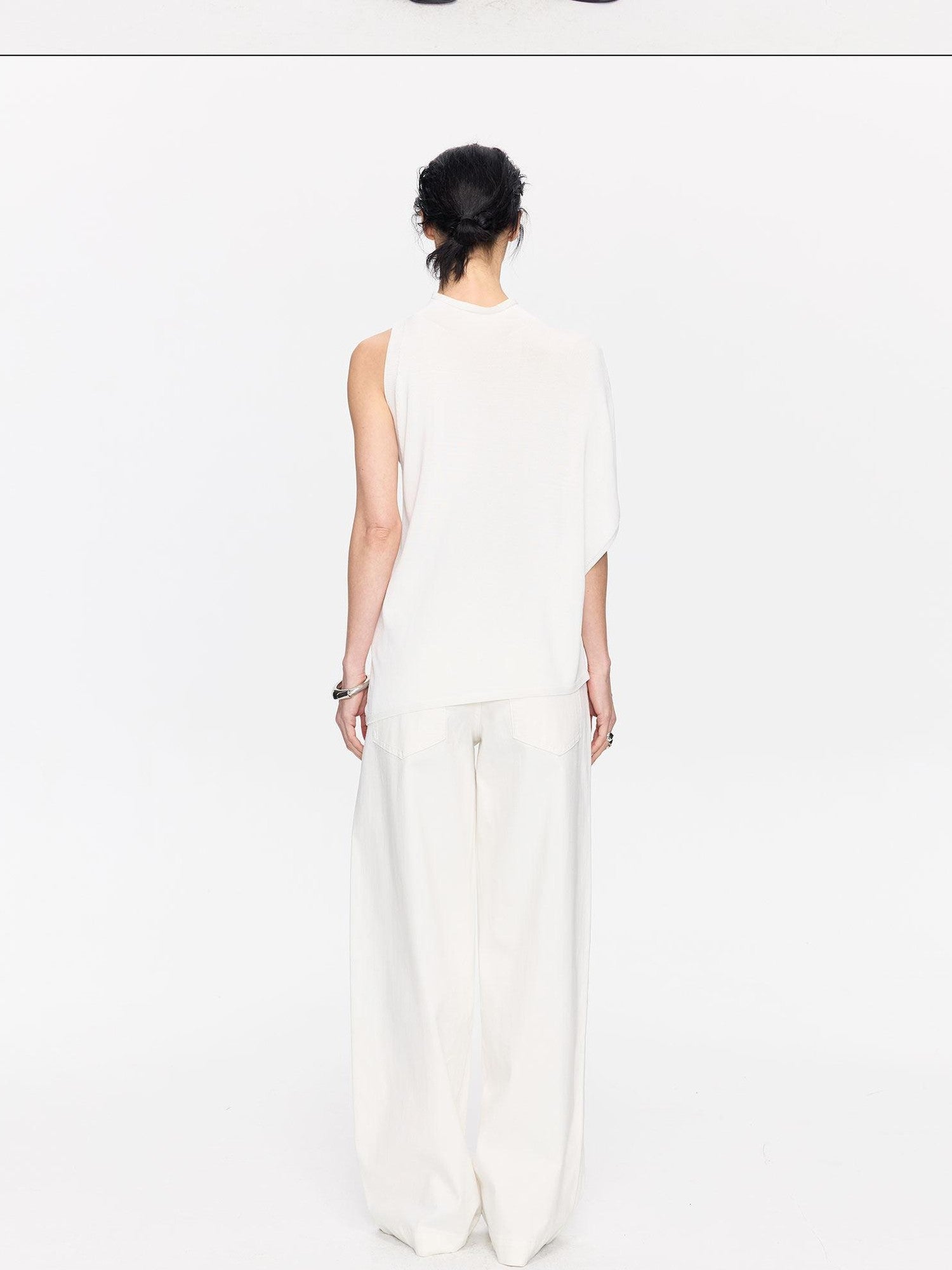 LYUOCHENG Irregular Anti Pilling Knit Batwing Women&