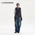 LYUOCHENG_Irregular_Cut_Button_Detail_Wool_Blend_Women&