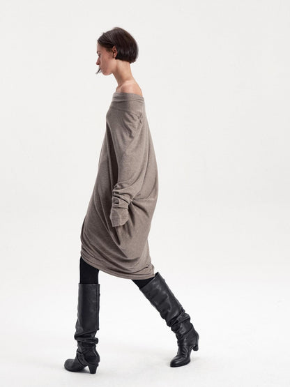 LYUOCHENG Irregular Draped One Shoulder Women&