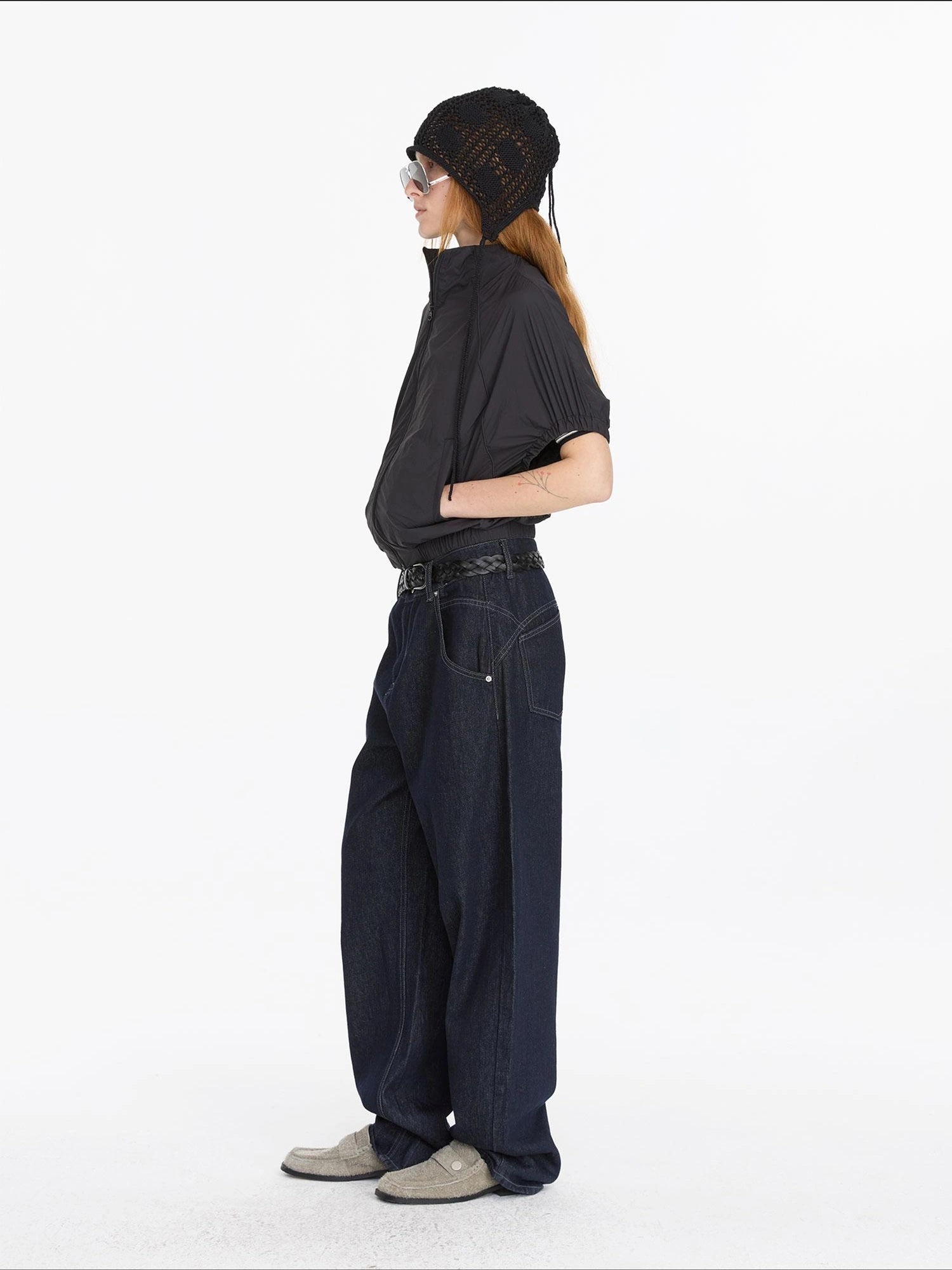 LYUOCHENG Lightweight Upf 50 Nylon Batwing Sun Shield Top