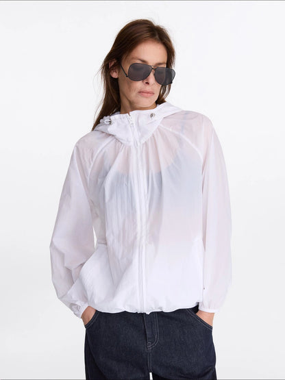 Lightweight Upf 50 Plus Hooded Sun Protection Jacket
