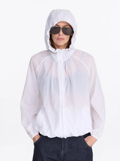 Lightweight Upf 50 Plus Hooded Sun Protection Jacket