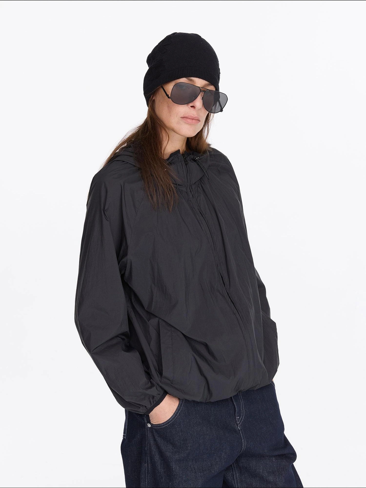 Lightweight Upf 50 Plus Hooded Sun Protection Jacket