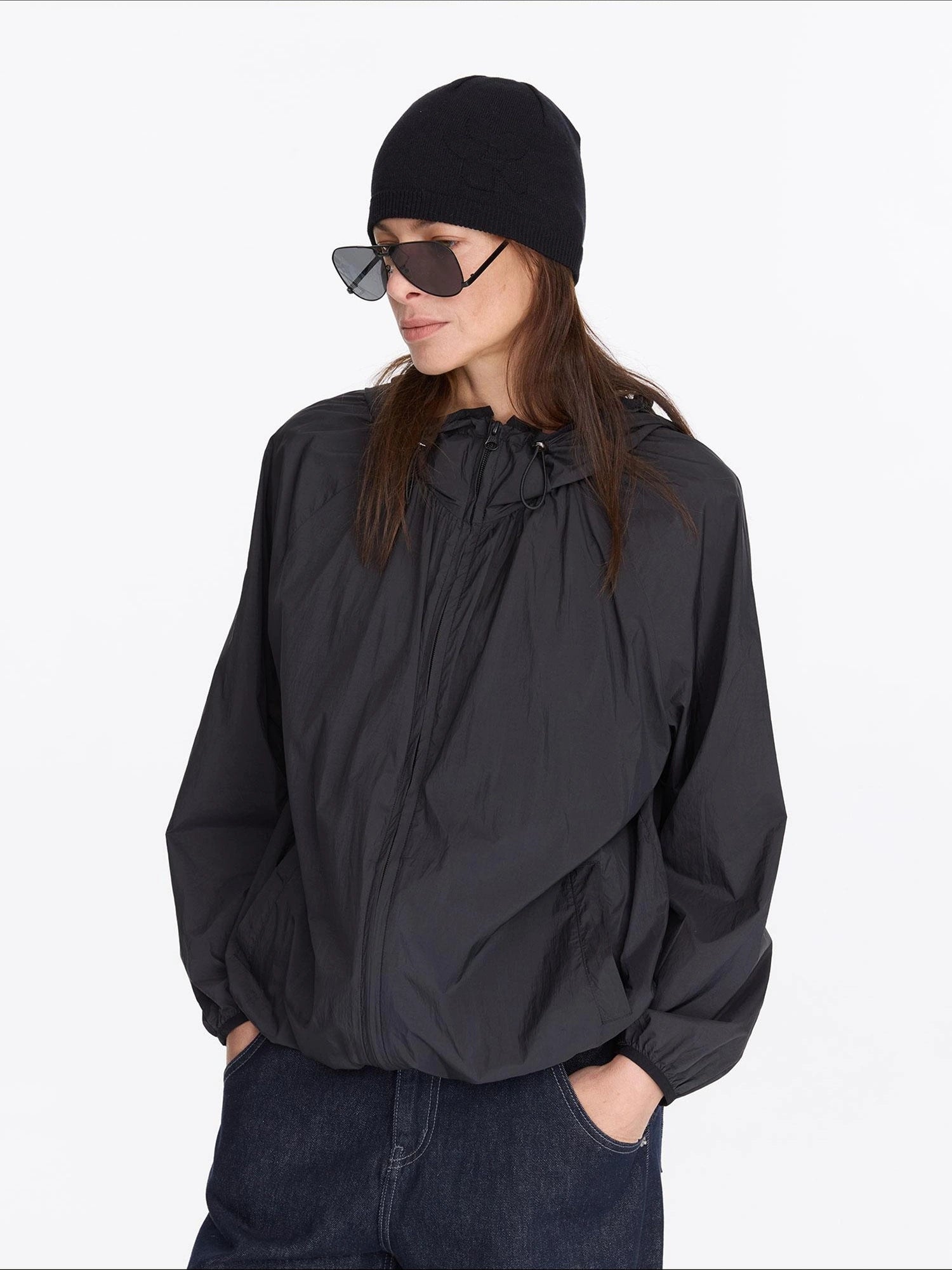 Lightweight Upf 50 Plus Hooded Sun Protection Jacket