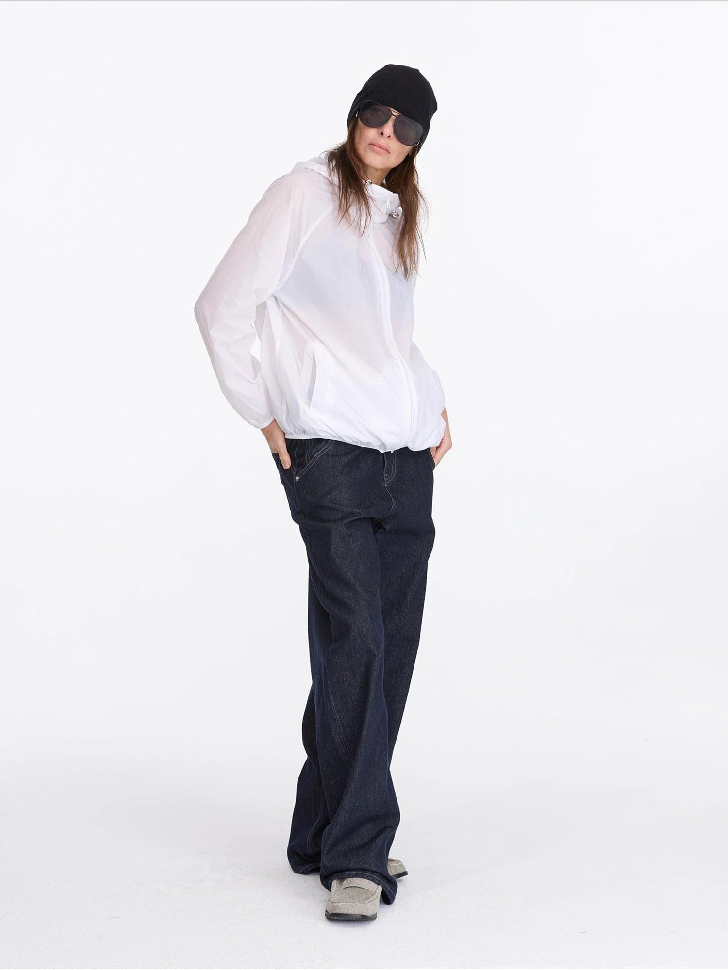 Lightweight Upf 50 Plus Hooded Sun Protection Jacket