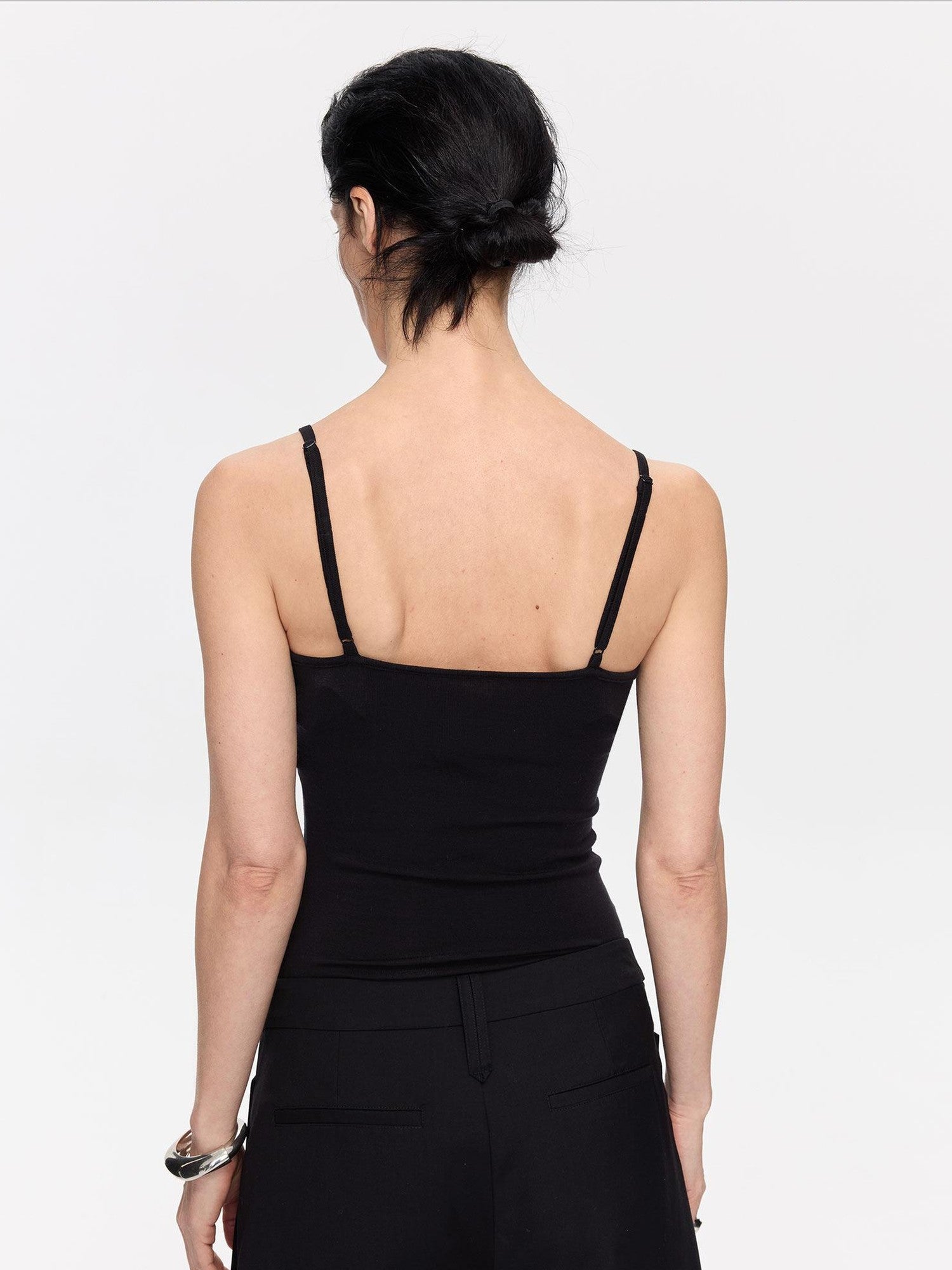 LYUOCHENG Loose Irregular Draped Neck Two Piece Women&