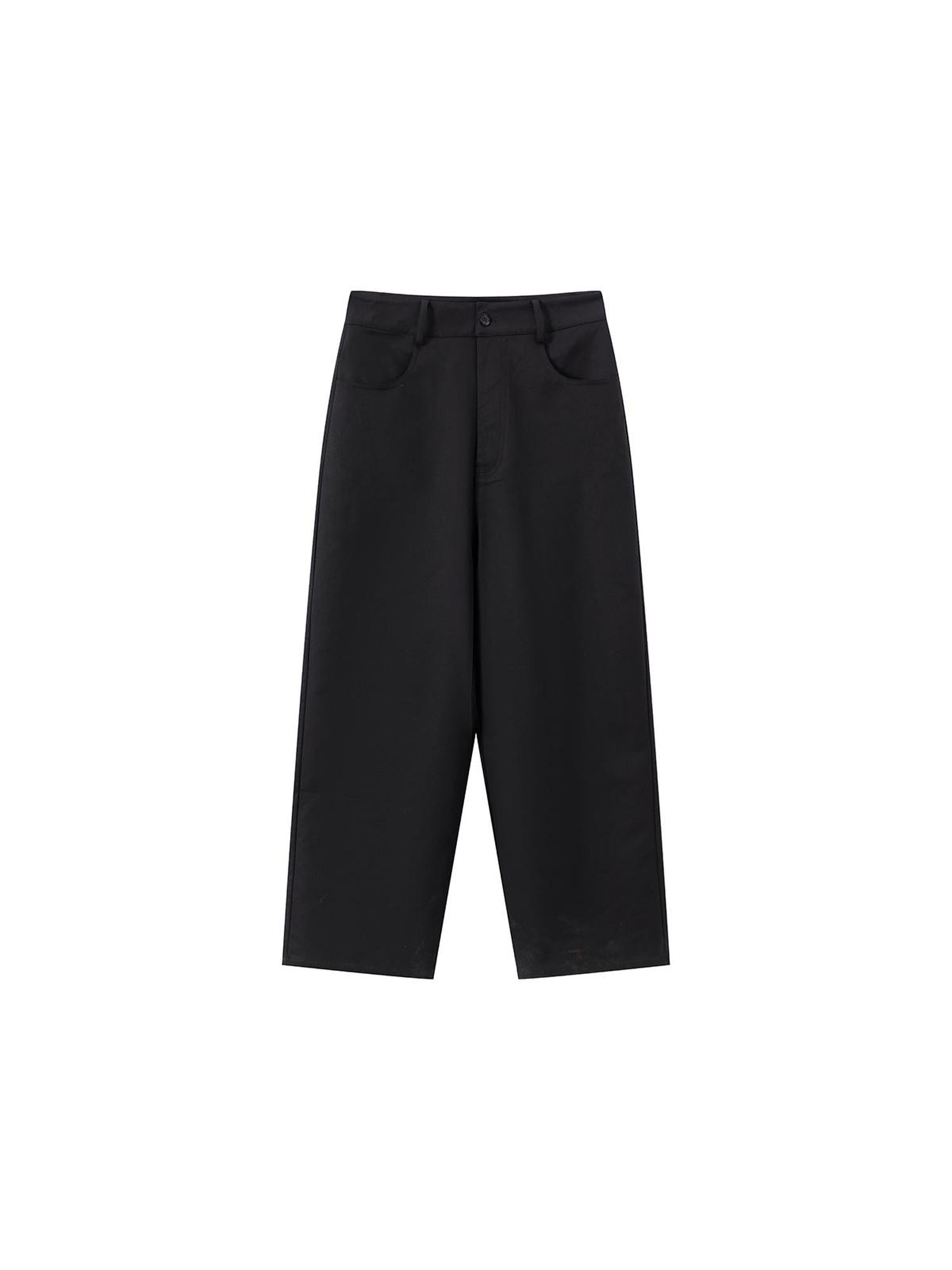 LYUOCHENG Loose Low Crotch Wide Leg Trousers