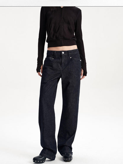 LYUOCHENG Low Waist Pocket Cotton Women&