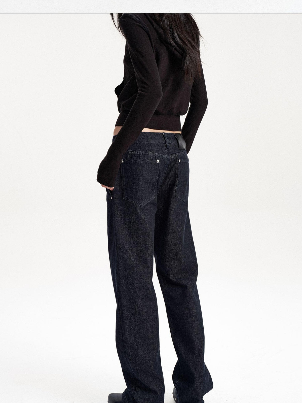 LYUOCHENG Low Waist Pocket Cotton Women&