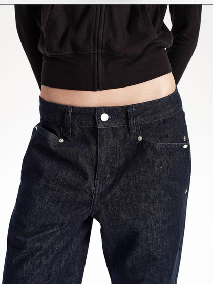 LYUOCHENG Low Waist Pocket Cotton Women&
