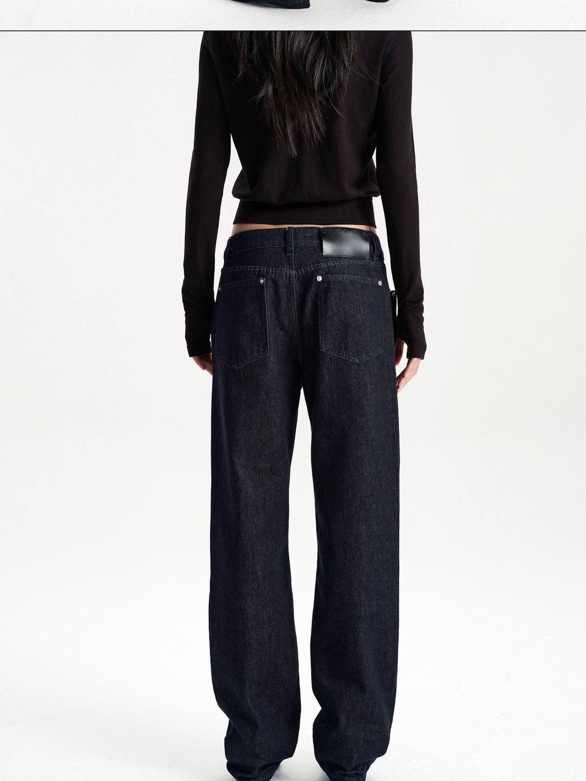 LYUOCHENG Low Waist Pocket Cotton Women&