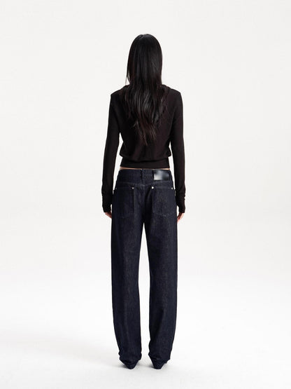 LYUOCHENG Low Waist Pocket Cotton Women&