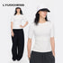 LYUOCHENG_Minimalist_Crew_Neck_Mid_Sleeve_Stretch_Women&