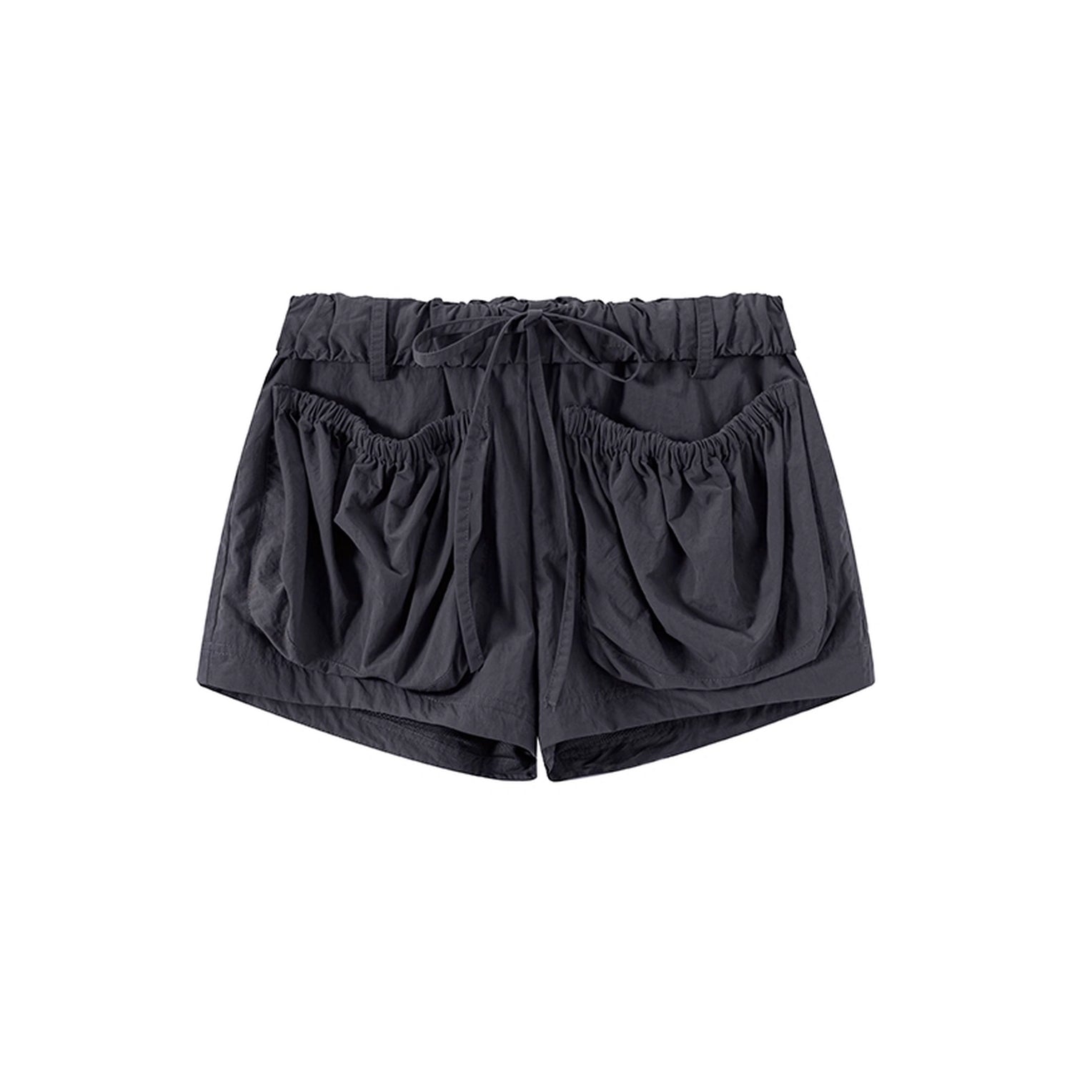 LYUOCHENG_Nylon_Cuffed_Waistband_Casual_Shorts_MISSTT