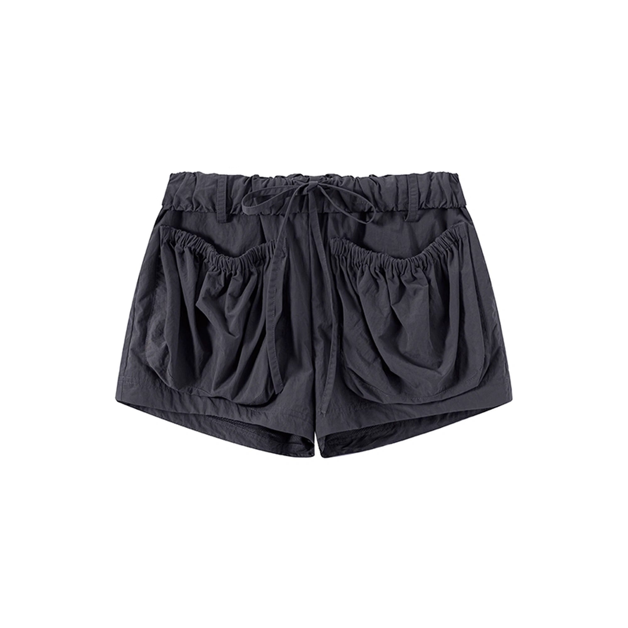 LYUOCHENG_Nylon_Cuffed_Waistband_Casual_Shorts_MISSTT