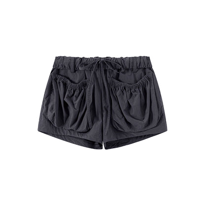 LYUOCHENG_Nylon_Cuffed_Waistband_Casual_Shorts_MISSTT
