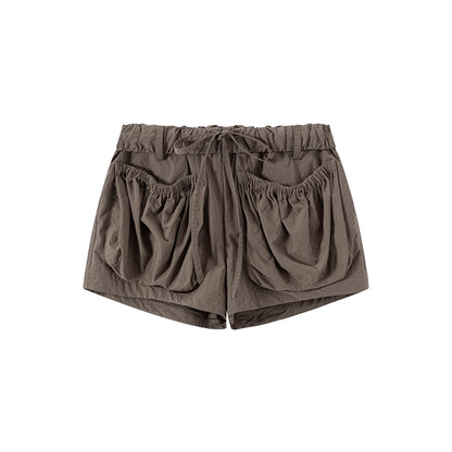 LYUOCHENG_Nylon_Cuffed_Waistband_Casual_Shorts_MISSTT