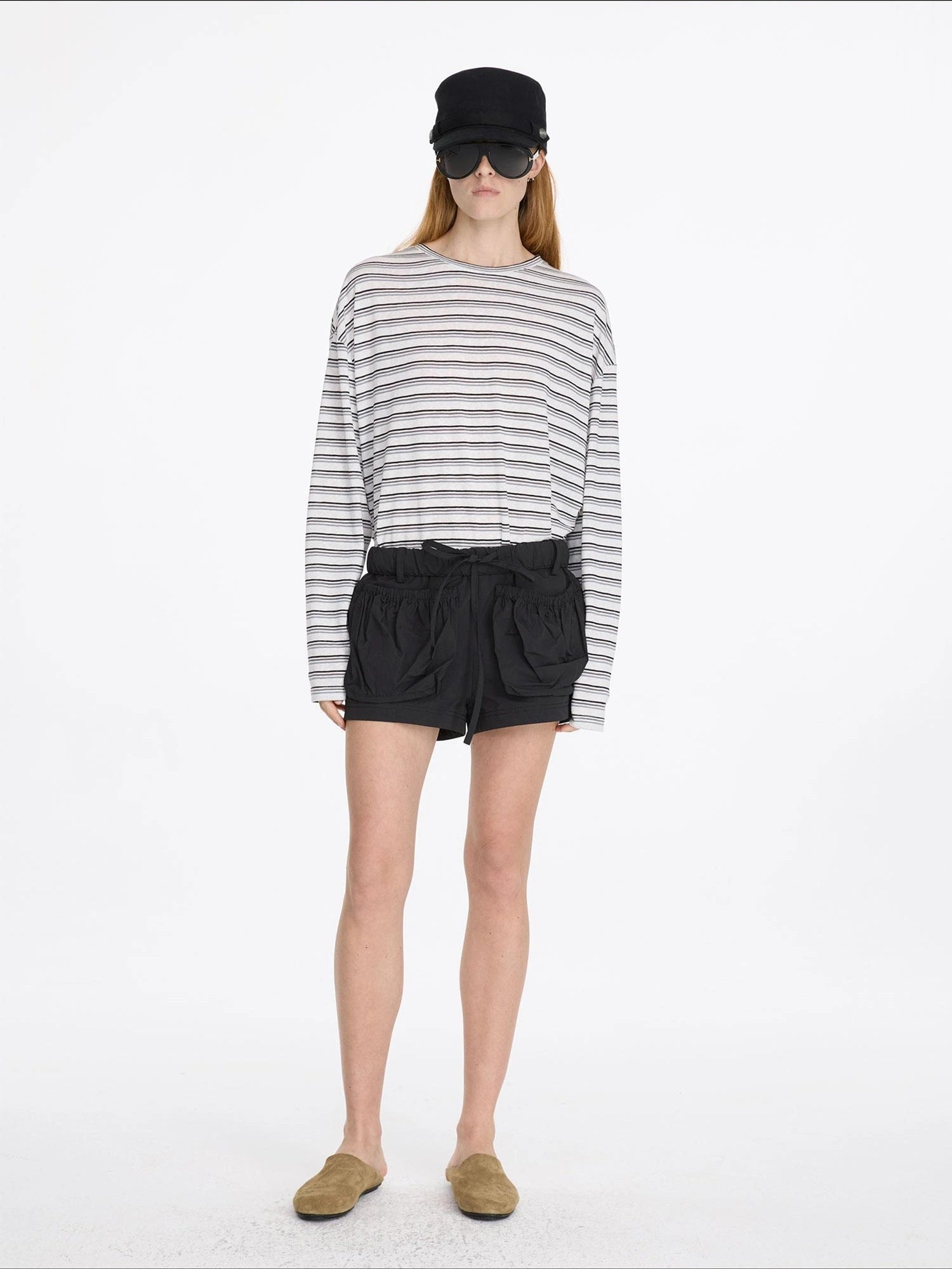 LYUOCHENG Nylon Drawstring Waist Casual Shorts