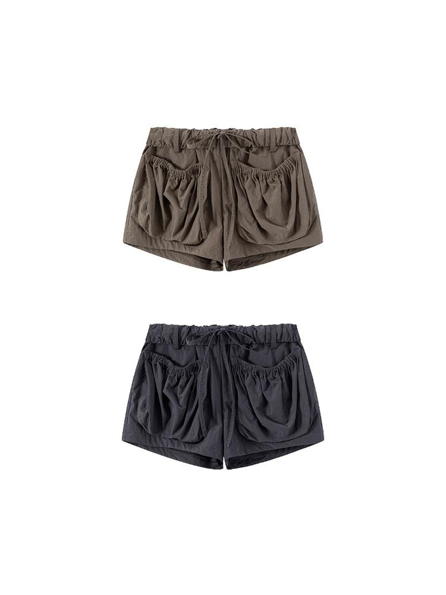 LYUOCHENG Nylon Drawstring Waist Casual Shorts