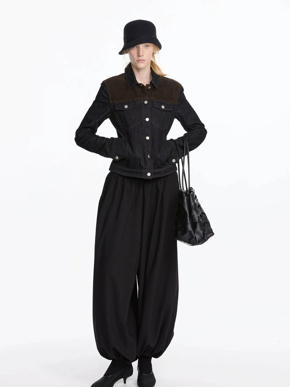 LYUOCHENG Pleated Balloon Pants