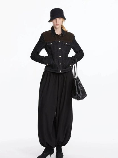 LYUOCHENG Pleated Balloon Pants