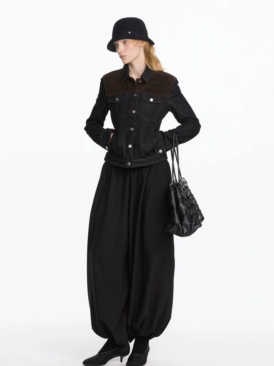 LYUOCHENG Pleated Balloon Pants