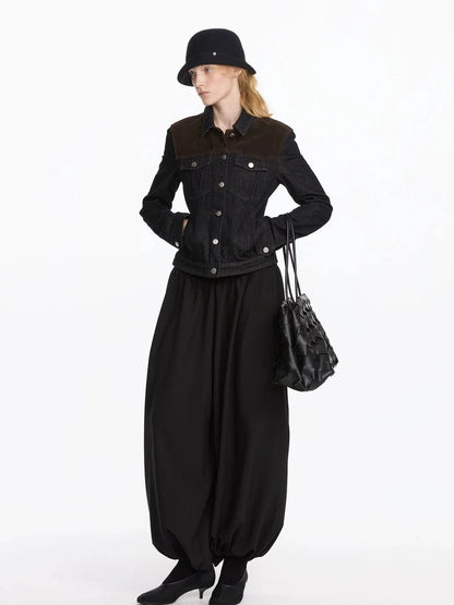 LYUOCHENG Pleated Balloon Pants
