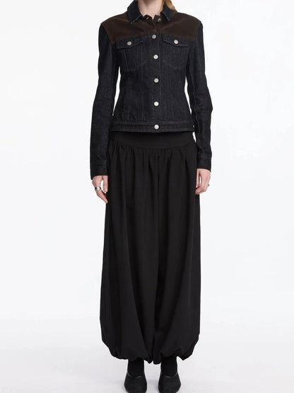 LYUOCHENG Pleated Balloon Pants