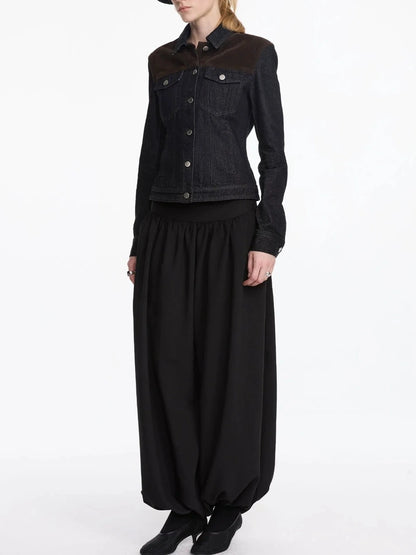LYUOCHENG Pleated Balloon Pants