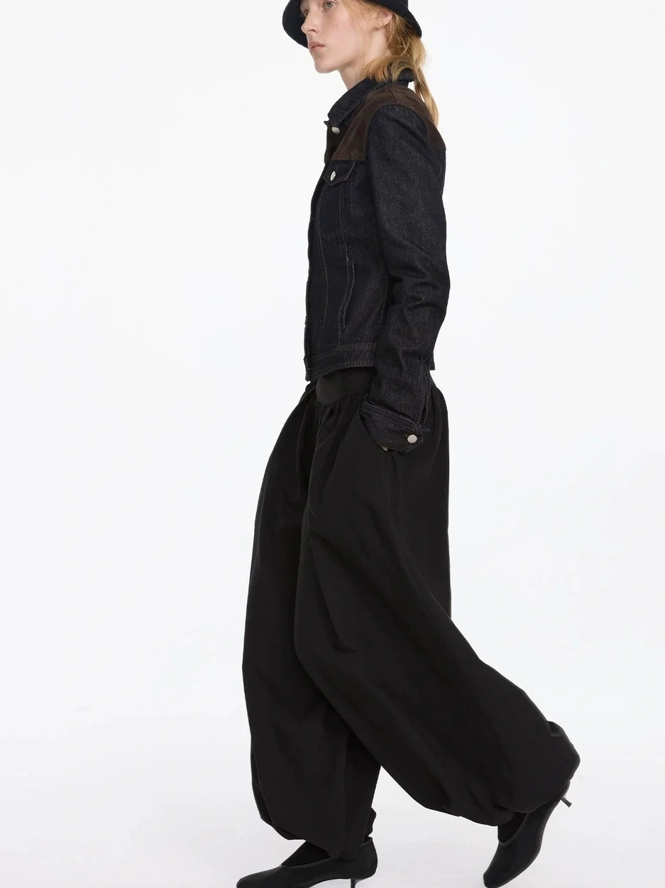 LYUOCHENG Pleated Balloon Pants