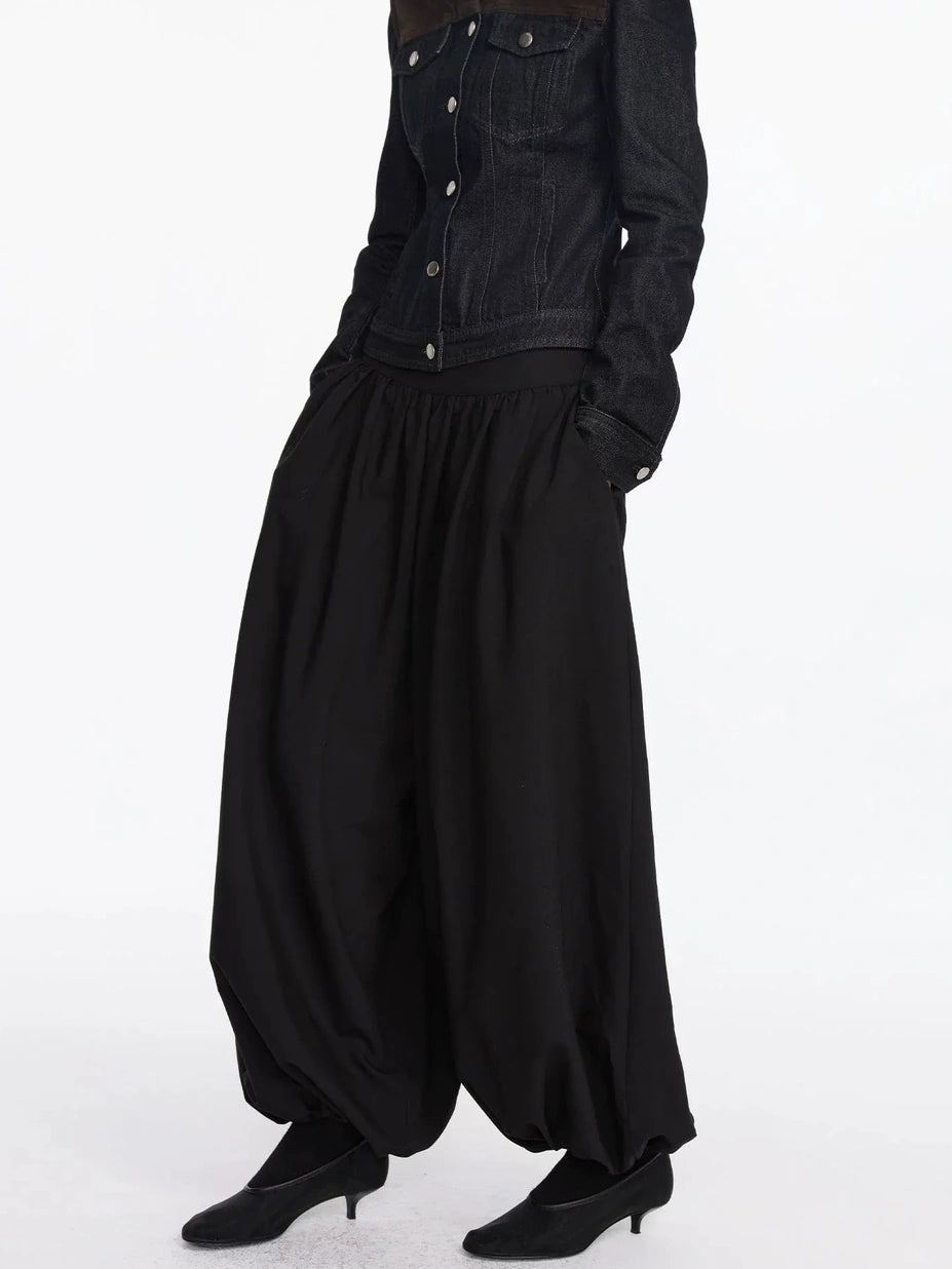 LYUOCHENG Pleated Balloon Pants