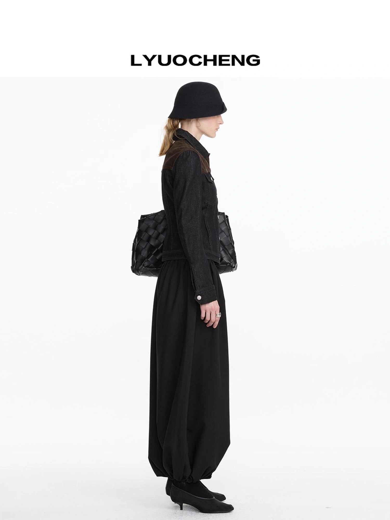 LYUOCHENG Pleated Balloon Pants