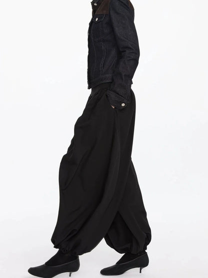 LYUOCHENG Pleated Balloon Pants