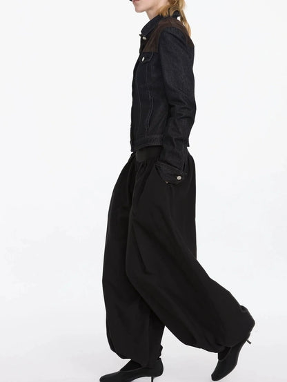 LYUOCHENG Pleated Balloon Pants