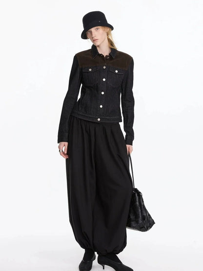 LYUOCHENG Pleated Balloon Pants