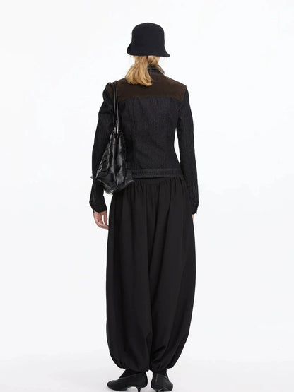 LYUOCHENG Pleated Balloon Pants