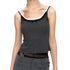 LYUOCHENG_Polka_Dot_Double_Layer_Lace_Low_Neck_Slim_Fit_Women&